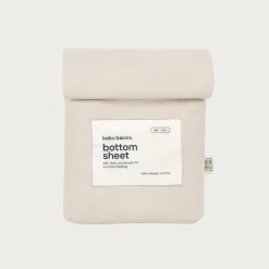 Babu Basics Organic Cotton Bassinet Oval Fitted Sheet - 58 x 72cm