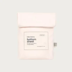 Babu Basics Organic Cotton Bassinet Oval Fitted Sheet - 58 x 72cm