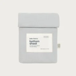 Babu Basics Organic Cotton Bassinet Oval Fitted Sheet - 58 x 72cm