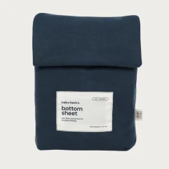Babu Basics Organic Cotton Cot Fitted Sheet - 70 x 135cm