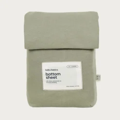 Babu Basics Organic Cotton Cot Fitted Sheet - 70 x 135cm
