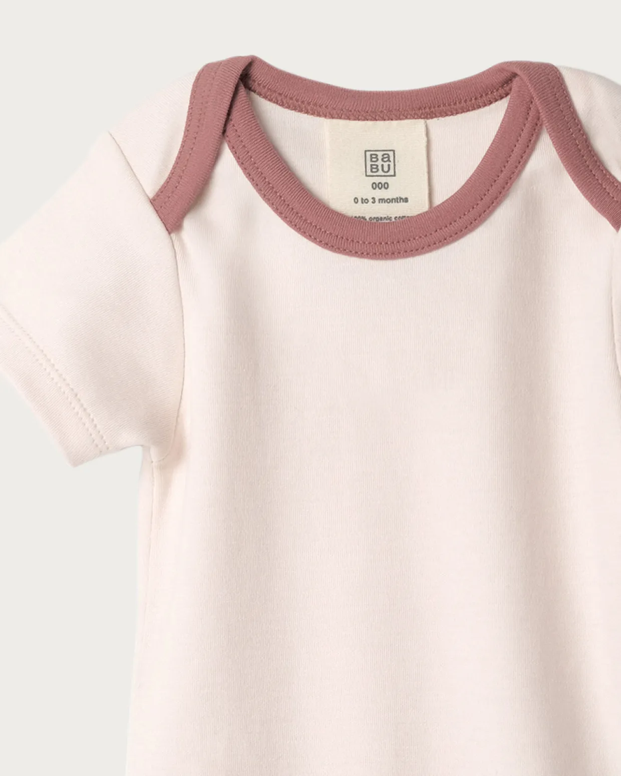 Babu Organic Cotton Short Sleeve Bodysuit