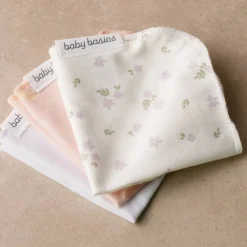 Baby Basics Jersey Face Cloths 6 pack