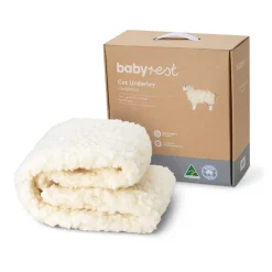 BabyRest Lambswool Underlay - Cot