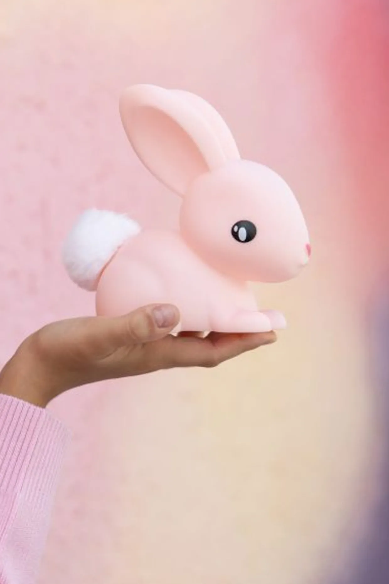 Battery Night Light - Bunny - Pink - Clearance