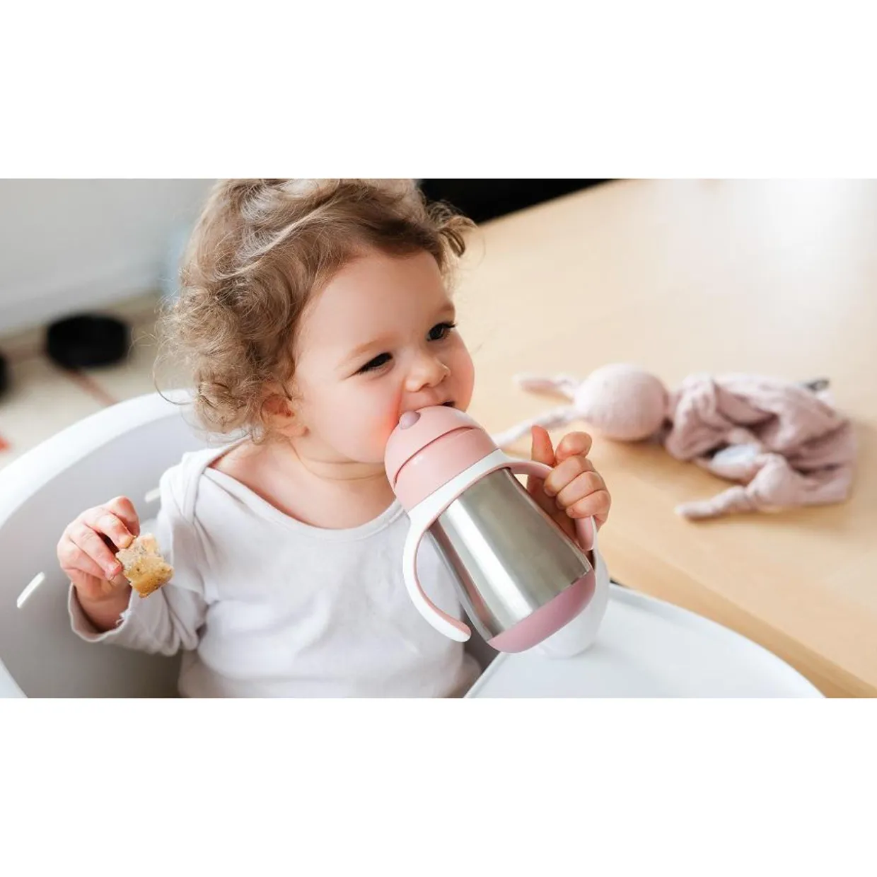 Beaba Stainless Steel Straw Cup 250ml