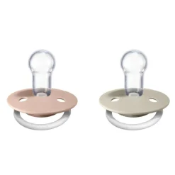 BIBS De Lux Silicone Night Glow Colour Mix 2pk - One Size