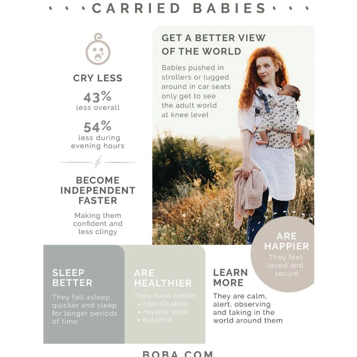 Boba X Adjustable Carrier - Linen