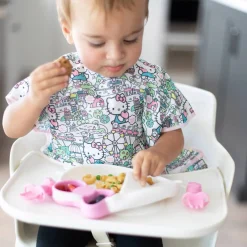 Bumkins Silicone Grip Dish - Sanrio Hello Kitty