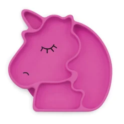 Bumkins Silicone Grip Dish - Unicorn