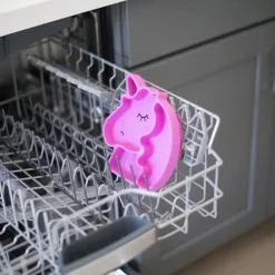 Bumkins Silicone Grip Dish - Unicorn