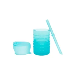 Bumkins Silicone Straw Cup with Lid