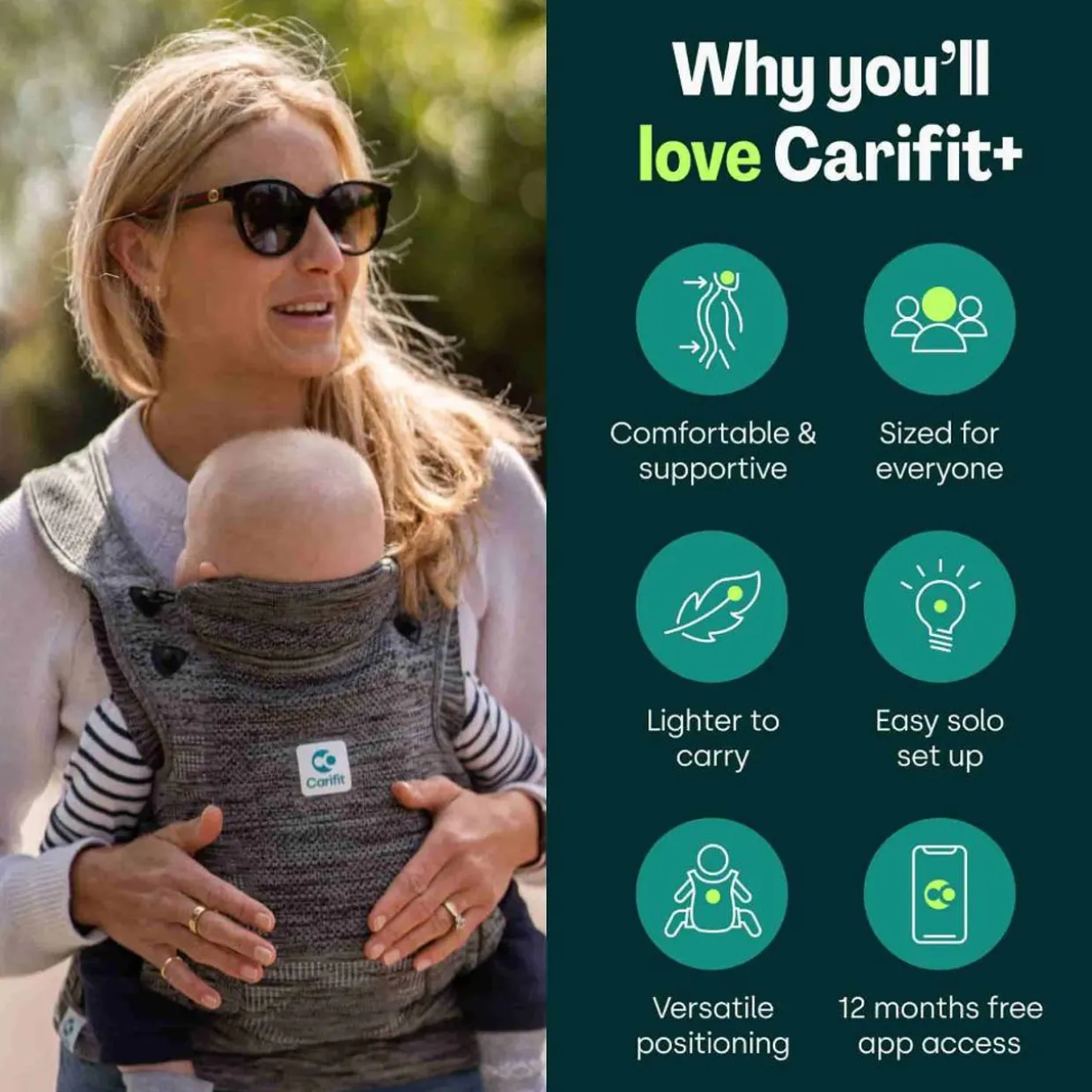 Carifit+ Multi-Position Baby Carrier