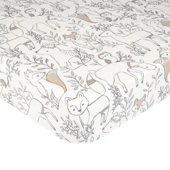 Crane Baby Bassinet Fitted Sheet - Ezra Collection