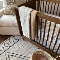 Crane Baby Cot Fitted Sheet - Ezra Collection - 132 x 71cm