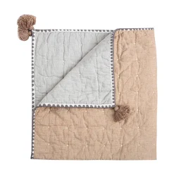Crane Baby Reversible Cot Quilt - Ezra - Clearance