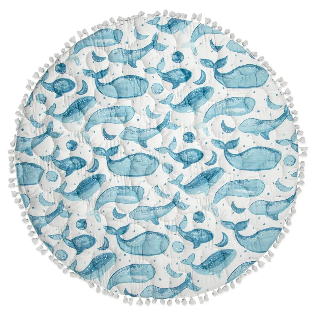 Crane Baby Reversible Quilted Playmat - Caspian