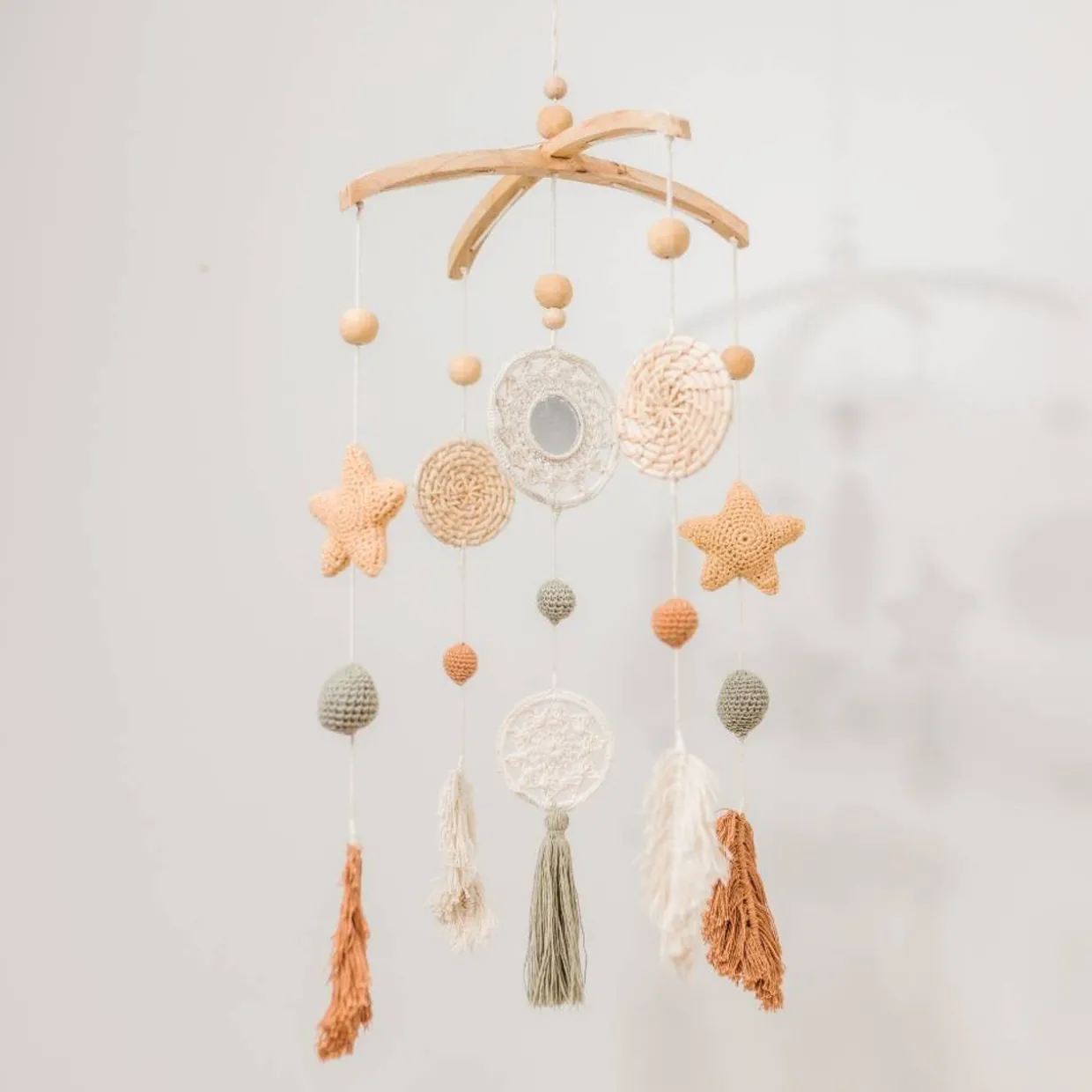 Crane Baby Willow Leaf Ceiling Hanging