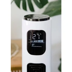 Crane Tower Fan and Air Circulator (116 cm) - White