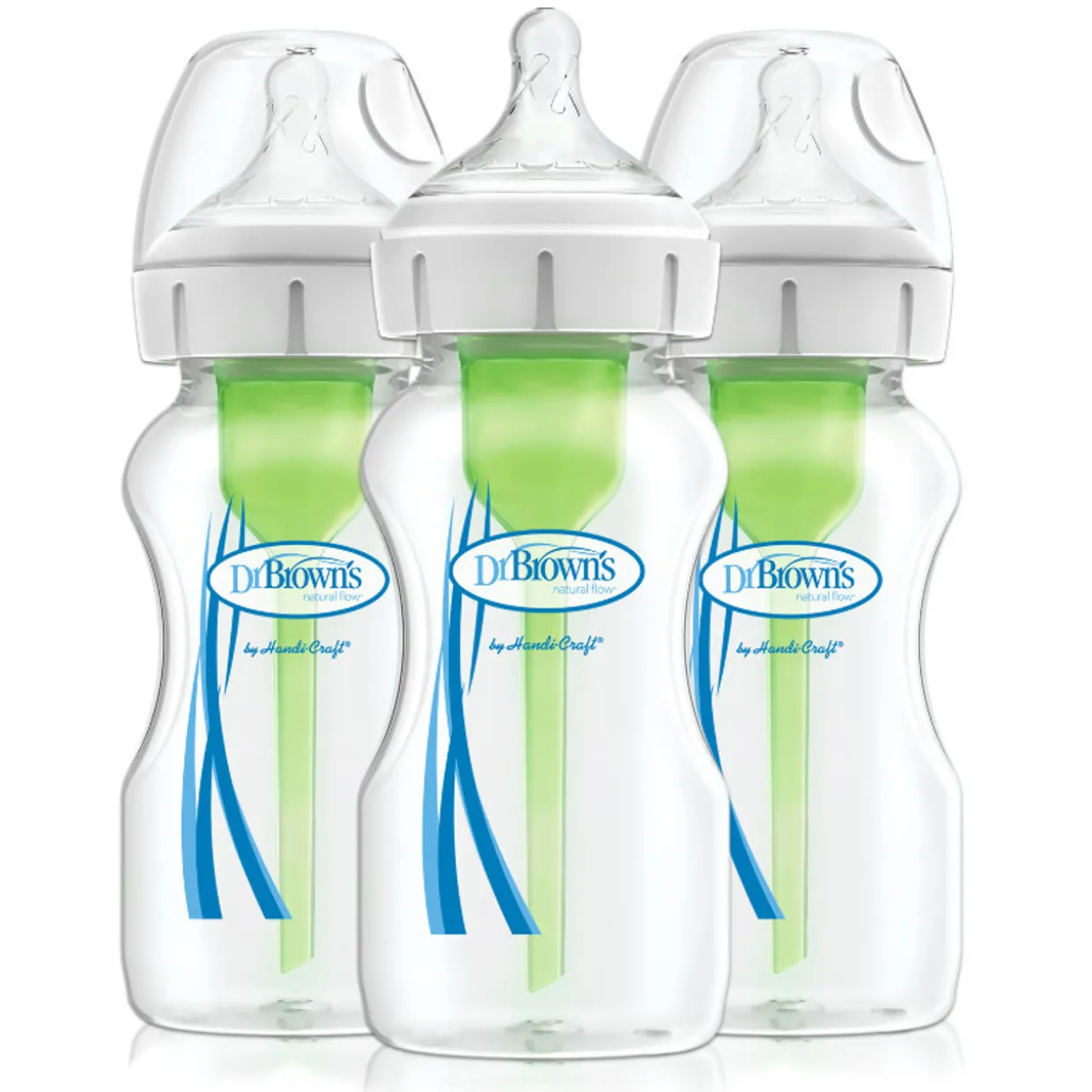 Dr Browns Options+ Baby Bottle - Wide Neck 3 pack