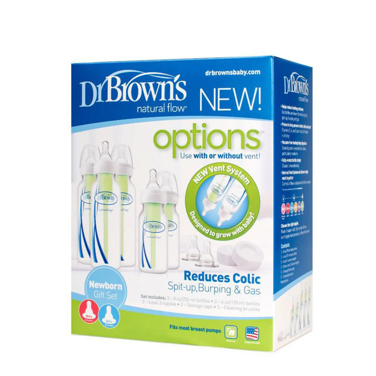 Dr Browns Options Narrow Neck - Newborn Gift Set