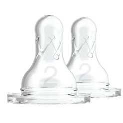 Dr Browns Standard (Narrow) Silicone Teats 2 pack
