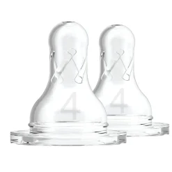 Dr Browns Standard (Narrow) Silicone Teats 2 pack