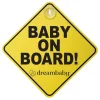 Dreambaby Baby On Board Sign - Yellow