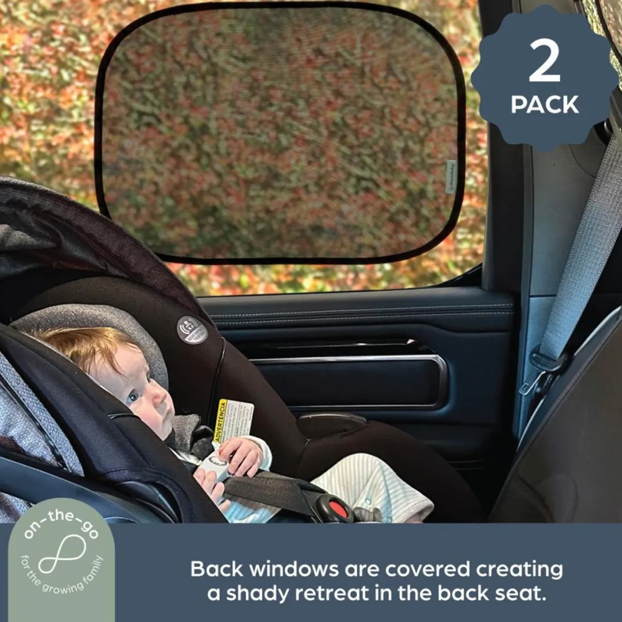 Dreambaby Insta-Cling Car Shades 2pk