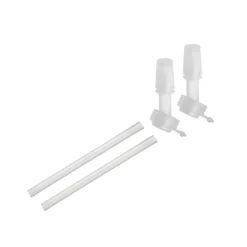 Eddy+ Kids Replacement Bite Valves & Straws - Clear 2 pack