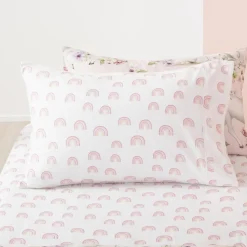 Fitted Sheet & Pillowcase Set - Rainbow Magic