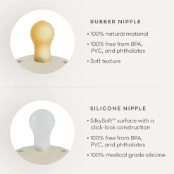 FRIGG Daisy Latex Pacifier 2pk