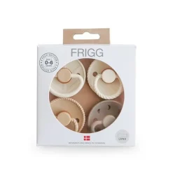 FRIGG Round Latex Pacifiers 4pk