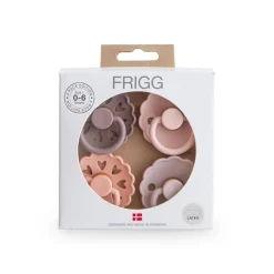 FRIGG Round Latex Pacifiers 4pk