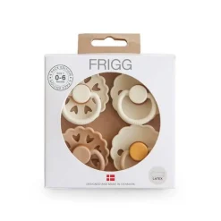 FRIGG Round Latex Pacifiers 4pk