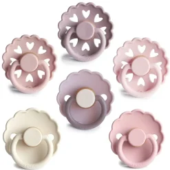 FRIGG Round Latex Pacifiers 6pk