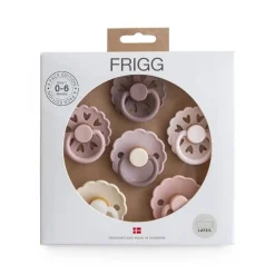 FRIGG Round Latex Pacifiers 6pk