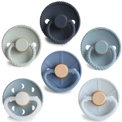 FRIGG Round Latex Pacifiers 6pk