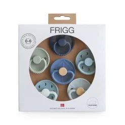 FRIGG Round Silicone Pacifiers 6pk