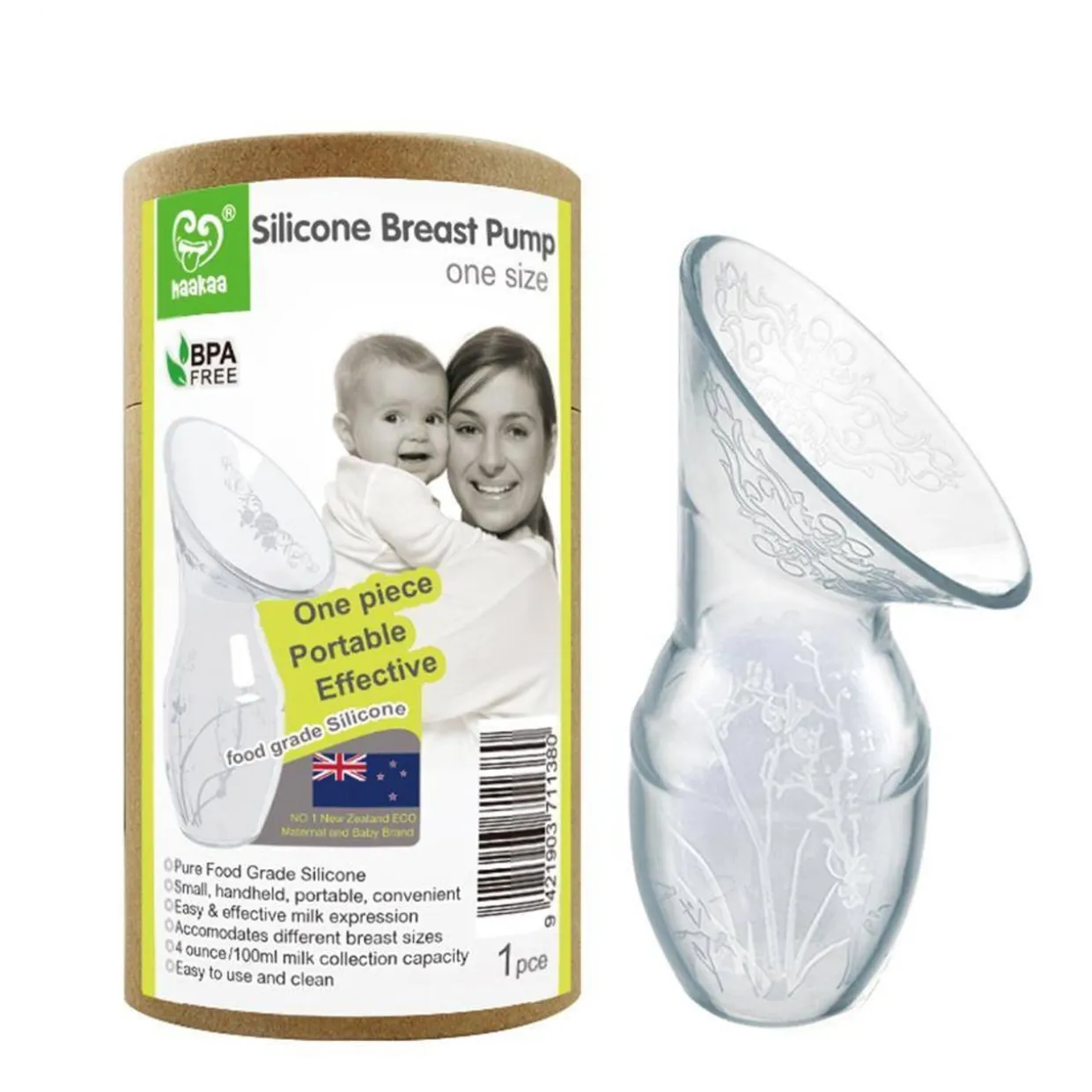 Haakaa Generation 1 100ml Silicone Breast Pump