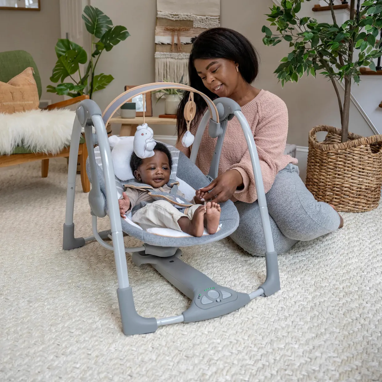 Ingenuity Boutique Collection Swing n Go Portable Swing