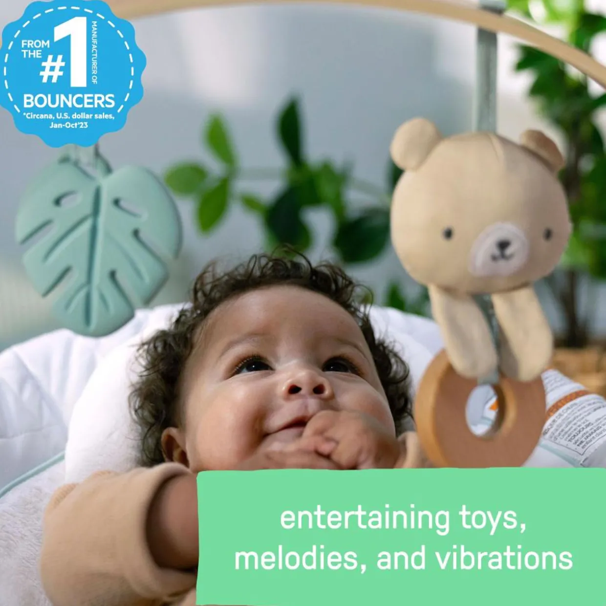 Ingenuity Cozy Spot Soothing Baby Bouncer