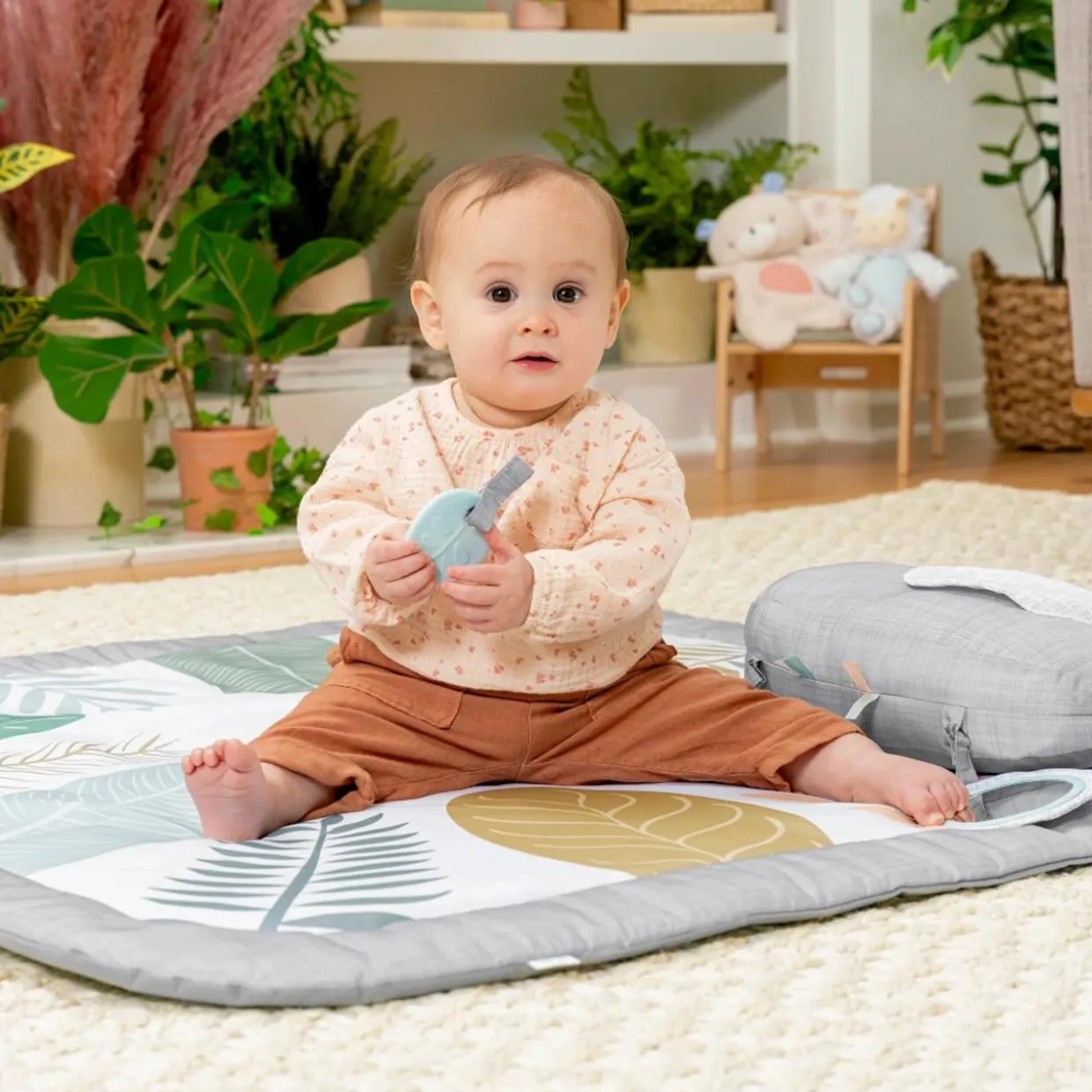 Ingenuity Sprout Spot Baby Milestone Play Mat