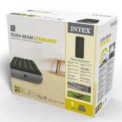Intex Dura-Beam Standard Downy Airbed with Foot Pump
