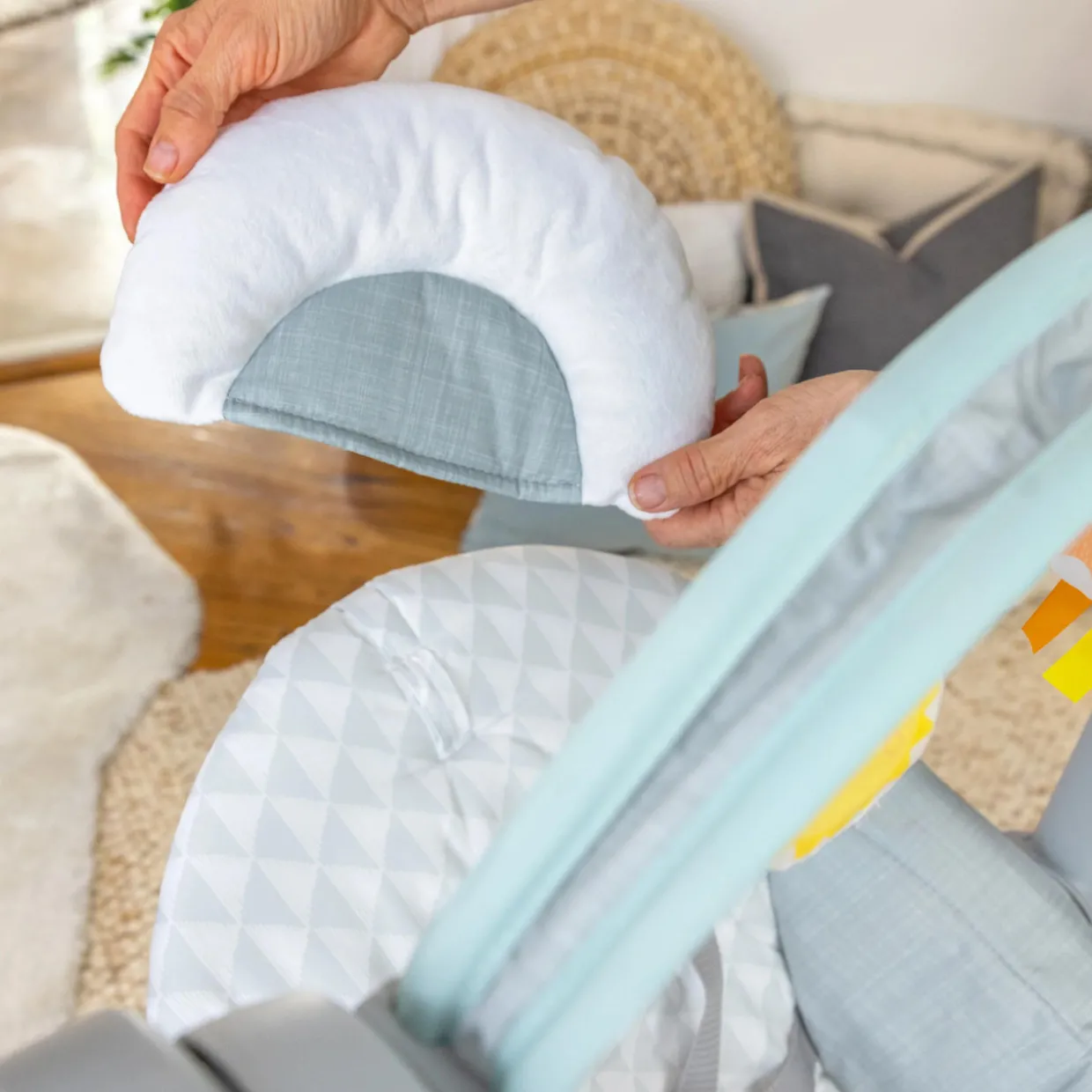 ity by Ingenuity Sun Valley Milestone Baby Swing