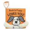 Jellycat - Bashful Puppy Loves You Book