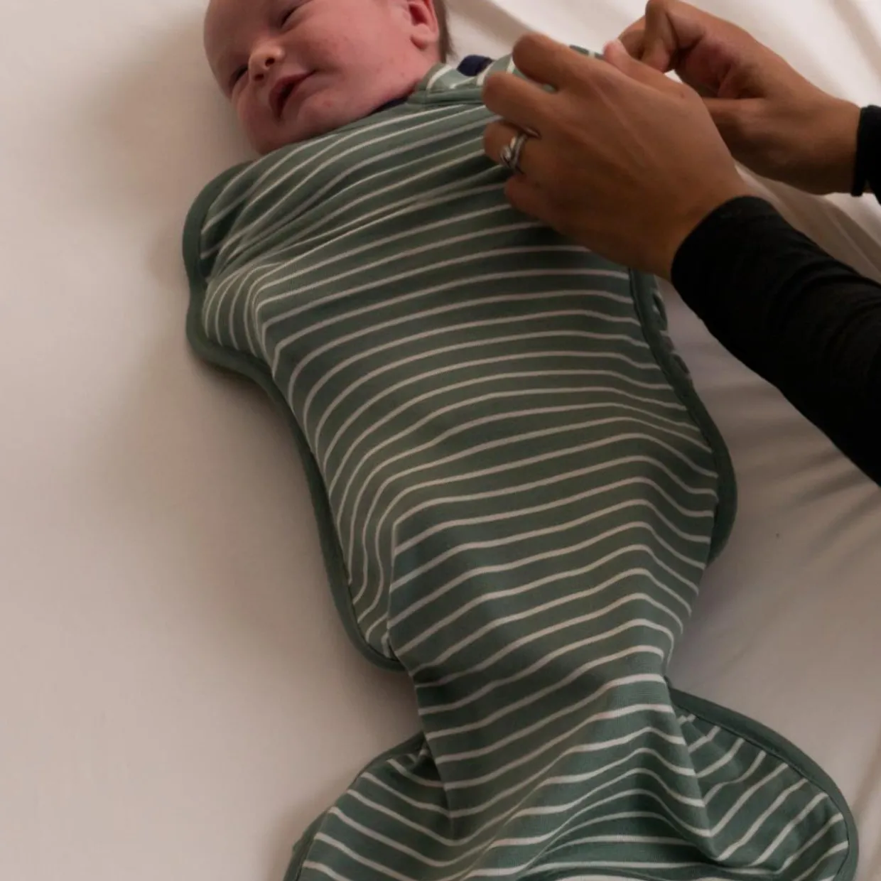 Jersey Merino - Fitted Zip Swaddle