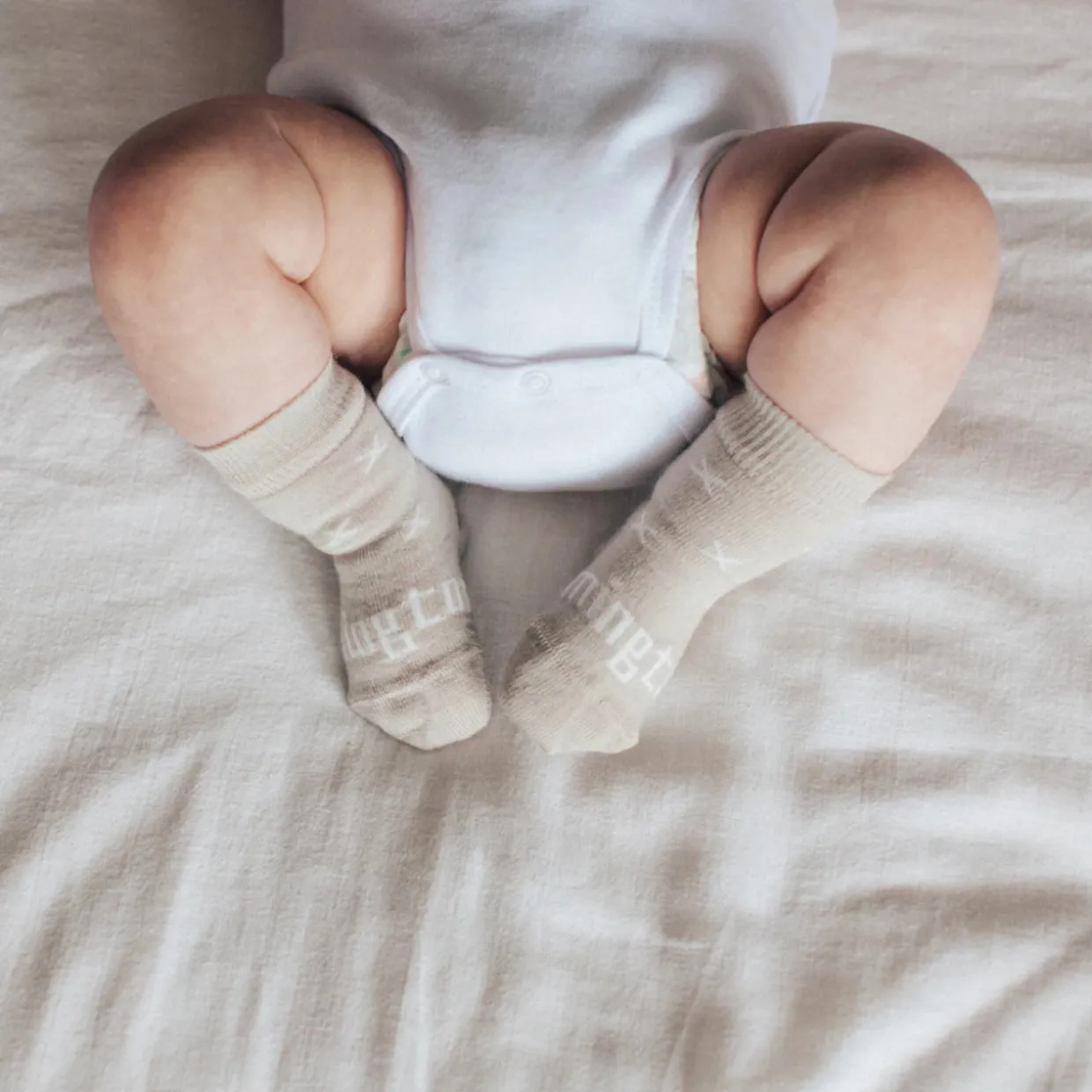 Lamington Baby Crew Merino Socks - Newborn Core Range