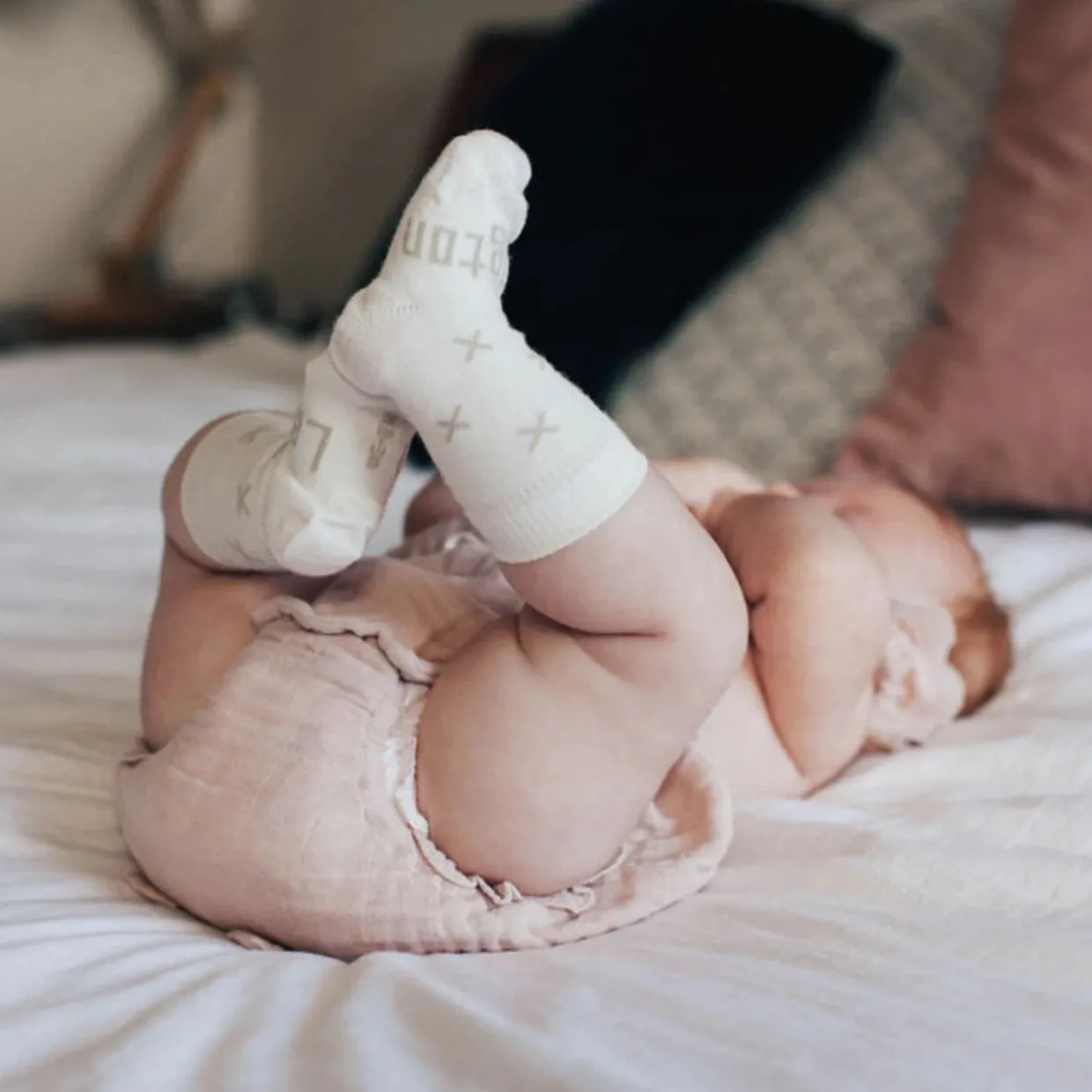 Lamington Baby Crew Merino Socks - Newborn Core Range