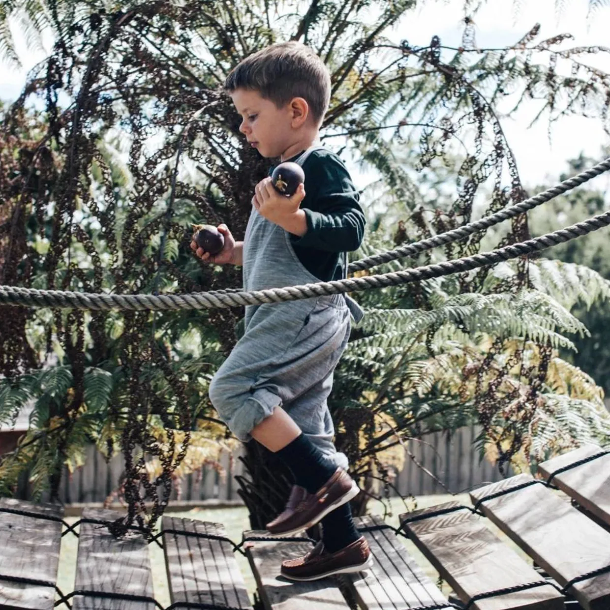 Lamington Kids Crew Merino Socks - Rib